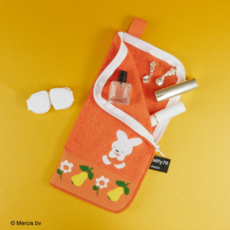 미피 70주년 나인체 miffy 보틀파우치 오렌지 수건파우치 물병커버 타월파우치 POUCH 텀블러커버 국내배송 당일발송, 나인체(오렌지), 1개