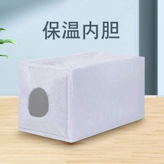 寵物航空箱保暖罩 冬季貓咪外出託運保溫防風棉套, 保溫內膽,適用58*37*37航空箱, 1個