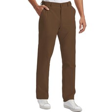 남성용 골프 팬츠 경량 퀵 드라이 76.2cm/81.3cm/86.3cm/86.4cm(30인치/32인치/34인치) 작업용 드레스 팬츠 미끄럼 방지 스트레치 캐주얼 슬랙스 바지 포