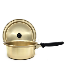 국산 양은 황색 편수냄비24cm + 뚜껑세트(270x100), 1개