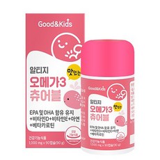 내츄럴플러스 굿앤키즈 알티지 오메가3 츄어블 오렌지맛 90캡슐 한달분