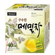 쌍계명차 구수한 메밀차 티백, 1.5g, 40개입, 1개