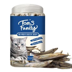 톰스패밀리 동결건조 캣 트릿 고양이간식, 열빙어, 80g, 1개