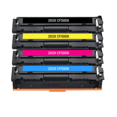 HP 202X CF500X 재생 호환 토너, 1개, 4색