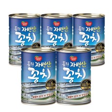 동원 꽁치 통조림, 300g, 5개