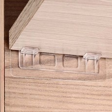 간편한 부착식 무타공 선반 받침대, 1개