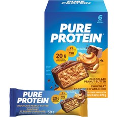 캐나다직구 Pure Protein Bars 퓨어 프로틴바 초콜릿 피넛버터 Chocolate Peanut Butter