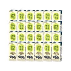 연세두유 뼈를 생각한 고칼슘 두유 검은콩, 190ml, 120개