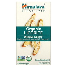 Himalaya 감초 위장병 보조제 60 캡슐, 1개, 60정