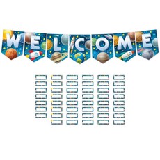 Teacher Created Resources OUT 아웃er SPACE 스페이스 Crew Pennants Welcome 게시판(TCR9346) 226663