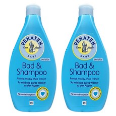 페나텐 베이비 샴푸 앤 샤워젤 400ml, 2개