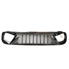Jeep Renegade 16-21 용 자동차 앞 범퍼 그릴 수정 된 마스크 네트 라디에이터 바디 액세서리, 02 carbon print