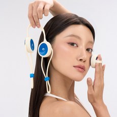 뷰앤블루 얼굴 마사지기 윤곽 관리 EMS 기계 고주파 진동 리프팅 턱살 애교살 뷰티디바이스, 기본, EMS원케어