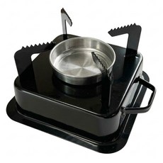 미니화로 스토브 워머 미니워머 1인 화로 불판 고체연료, 1개, 다용도 사각 워머