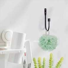 효율적인 커튼 홀드백 벽걸이형 타이백 훅 금속 장식 창문 홀더, 1개, 기본