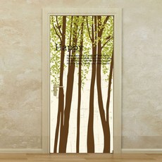 아트도어 현관문 시트지 필름지 덴스포레스트