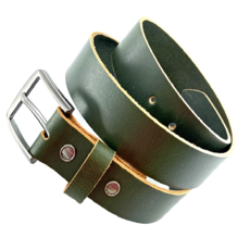 Luxe Hub 男用新款皮帶 商務時尚休閒百搭 水牛蠟感塗料皮真皮腰帶 2024新品