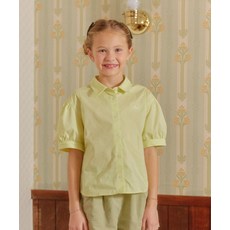 [백화점 정품] Lee 키즈 키즈 퍼프 소매 블라우스 옐로우 LK2502SS70YL