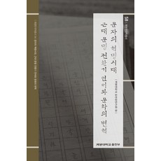 문자의 혁명시대 근대 문명 전환기 언어와 문화의 변혁, 계명대학교 한국학연구원 편, 계명대학교출판부
