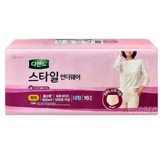 디펜드 스타일 언더웨어 여성 파워, 대형, 16매, 1개