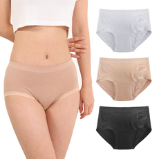 샐리브 모달심리스 여성요실금팬티 10ml 초기 경증 소취 슬림패드 베이지 그레이 블랙 3장