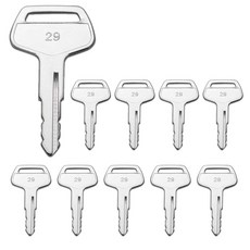 HiSpkNix 중장비 점화 키 10팩 - 787 코마츠 키 OEM TR261434 교체용 굴삭기 도저 로더 및 백호와 호환, HiSpkNix 중장비 점화 키 10팩 - 787 코마