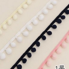 패션스타트 [1롤] 베이직 폼폼 블레이드, 핑크, 1개