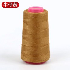 牛仔線縫紉線 手縫線 牛仔線 裁縫線 牛仔褲專用線 家用大捲縫紉線, 1個, 牛仔黃141, 牛仔黃141
