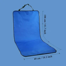 자동차 뒷좌석용 강아지 카시트 커버 미끄럼 방지 뒷좌석 강아지 커버 스크래치 방지 애완동물 시트 보호대