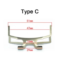 오토바이 스쿠터 디스크 브레이크 분리기 스프링 리바운드 플레이트 클립 펌프 액세서리 캘리퍼스 스냅 레