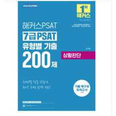 2026 해커스PSAT 길규범 7급 PSAT 유형별 기출 200제 상황판단, 스프링분철안함