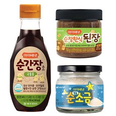 아이배냇 아기된장 소금 순간장 국물용 순한양념 3종 세트, 1개