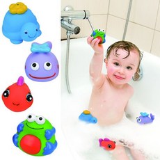 K’s Kids 奇智奇思 動物造型洗澡玩具組(4入組) SB00254, 1個