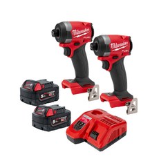 Milwaukee M18 FUEL 18V 鋰電無碳刷雙起子機組, 1個