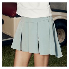 JDX 여성 언발란스 플리츠 큐롯 - X1PQU7770PG