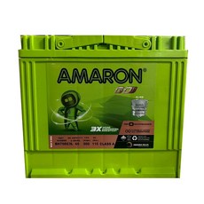 AMARON 愛馬龍【75D23L 75D23R】日規 同55D23加強版 免加水 銀合金 PRO 車用電瓶 汽車電池 電瓶, 1個, 愛馬龍-75D23L