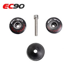 EC90碳纖維頭碗蓋 碗組上蓋(含螺絲) 自行車輕量化配件【坤騰國際】, 1個, 消光磨砂黑