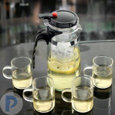 유리 차포트 700ml 세트 차선물세트 주전자포트 티잔세트