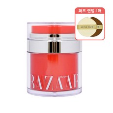 하퍼스바자 멜라 토닝 글로우 크림 올인원 선크림 55g+애플페이스 퍼프1매, 55g, 1개