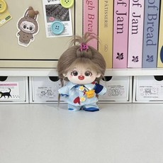 40cm 인형 의상 솜인형옷 귀여운 솜인형 자세 아이돌 앉은 인형옷 무속성 솜깅이 잠옷, 고래 요트 10cm