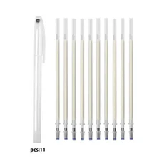 10개/세트 열 지워지는 마법 펜 온도에 따라 패브릭 DIY 공예 재봉 액세서리, 04 mi-10pcs with cover