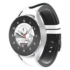 로랜텍 갤럭시워치 클래식 커브 날개 일체형 시계줄 밴드 스트랩 20mm, WING WHITE, 1개