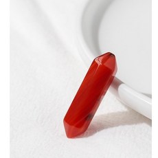 뚱보 힐링 치유 휴대용 미니 천연 원석, 홍옥 휴대용원석