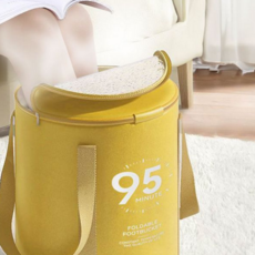 이동형 족욕기 휴대용 발마사지 찜질 수족냉증 휴식 발관리, 상세페이지 참조, 오픈형 족욕가방_그린