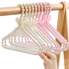 WSMall 강아지 진주 옷걸이 강아지행거, 1개, 핑크