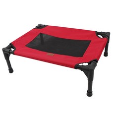 펫트롱 반려동물 사각메쉬 해먹 침대, 레드, 1개