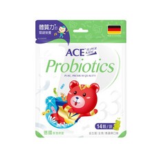 ACE SUPER KIDS DHA 軟糖，兒童營養補充，德國製造, 1個, 益生菌軟糖 / 0569