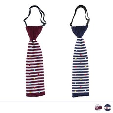 모던브릭 귀여운 유아 아동 어린이 니트 일자 넥타이 촬영소품 각종행사 단체주문가능