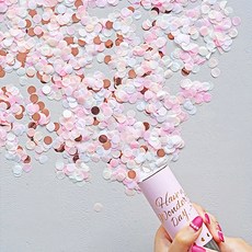 fooi 꽃가루 폭죽 플라워샤워 파티폭죽 생일축하 촬영소품 꽃잎 폭죽, 5개, 3. 핑크