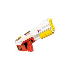 電動水槍 連發水槍 二合一手拉 自動吸水 兒童高壓可充電 大容量 玩具水槍 換彈式電池, 1個, 【新升級】自動水槍-米白,【防水-連發-送禮彩盒】, 【新升級】自動水槍-米白